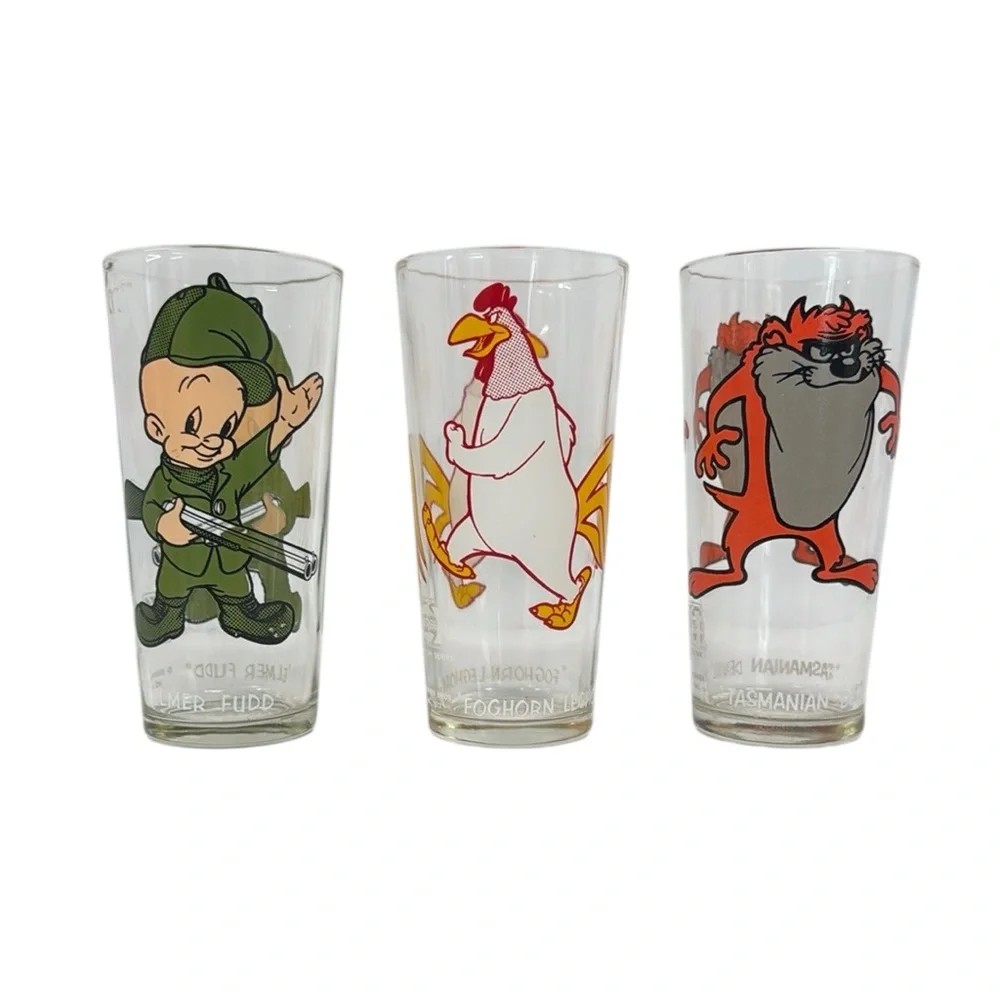 Vintage Pepsi Collector Series Looney Tunes Foghorn Leghorn-Elmer Fudd-Tas Devil